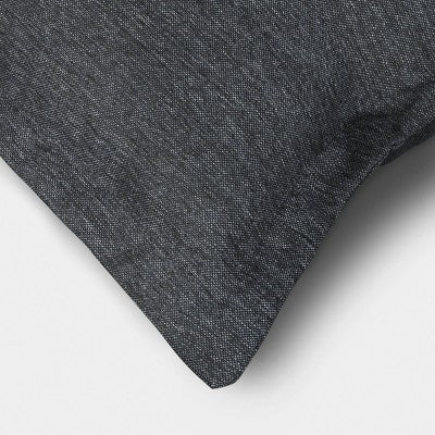 2pc Solid Deep Seat Outdoor Cushion Sets Gray - Threshold (LOCAL PICKUP ONLY)