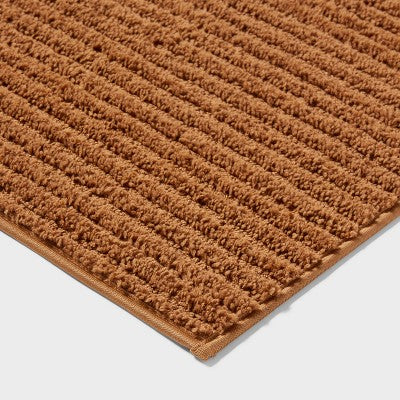 2pk Quick Dry Bath Rug Set Light Brown - Threshold