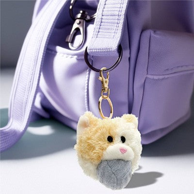 FAO Schwarz Cliqs Plush Kitten Keychain