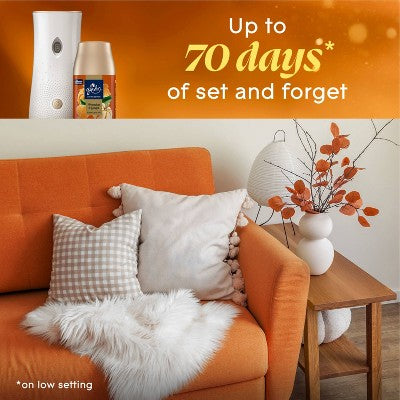Glade Automatic Air Freshener Room Spray Holiday Scent Refill - Pumpkin & Ginger - 6.2 oz