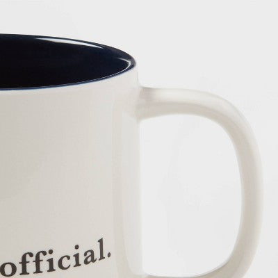 16oz Stoneware You're Awesome Mug Cream - Threshold