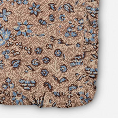 2pk Block Print Ruffle Placemats - Threshold