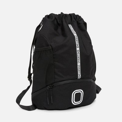 Overtime Elite Cinch Sports Drawstring Bag with Shoe Compartment - Stacked O's Outline