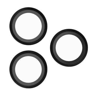 Case-Mate Apple iPhone 16 Pro/iPhone 16 Pro Max Aluminum Ring Lens Protector - Black: Dust-Resistant