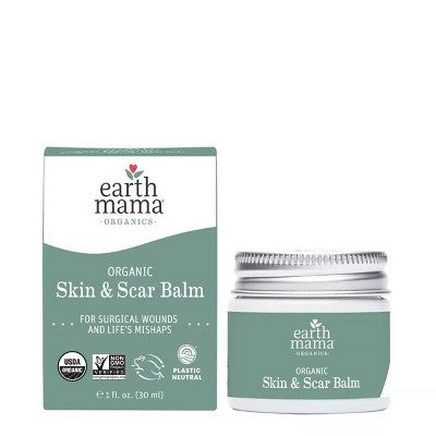 Earth Mama Organic Skin & Scar Balm for Postpartum Care - 1 fl oz