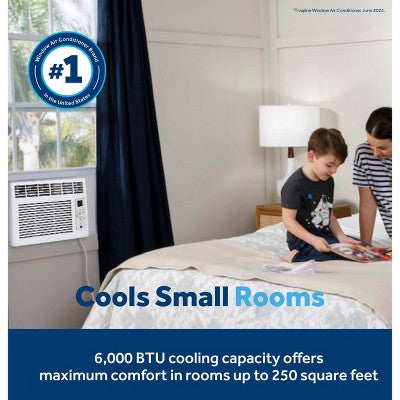 GE Appliances 6000 BTU Electronic Window Air Conditioner Unit (LOCAL PICKUP ONLY)