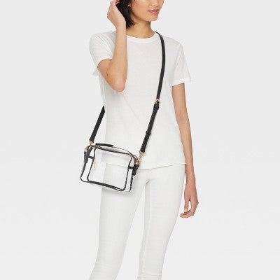 Camera Clear Crossbody Bag - Universal Thread Black