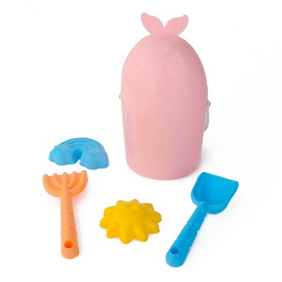 Beach Play Set Bucket Pink - Bullseye's Playground