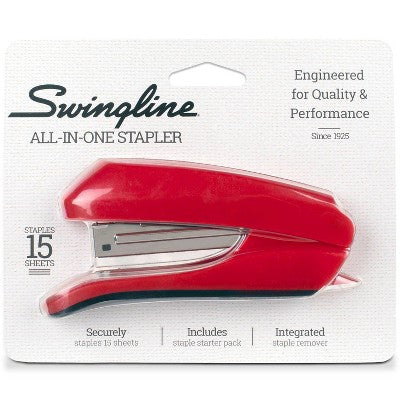 Swingline All-In-One Stapler Rio Red