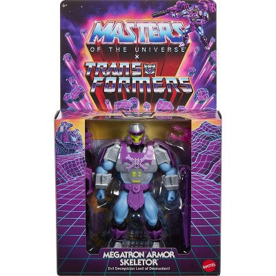 Masters of Universe Origins & Transformers Megatron Armor Skeletor Action Figure, MOTU 5.5" Toy