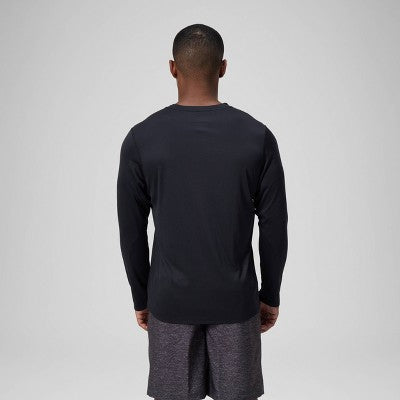 Men's Speedo Rash Guard Top - Black L