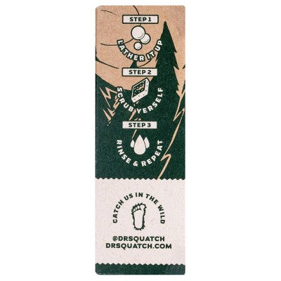 DR. SQUATCH Men's Natural Holiday Snowy Pine Tar Bar Soap - 5oz