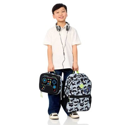 Locker Club Backpack Set with Lunch Box and Headphones - Camo