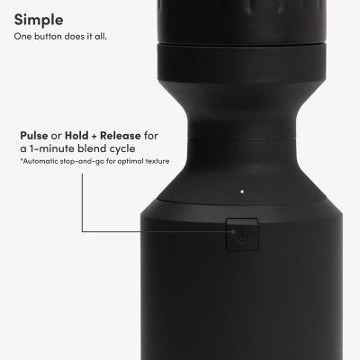 Beast Health Mega 1200 Stainless Steel Blender Carbon Black