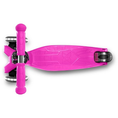 Micro Kickboard Maxi Kick Scooter with LED Lights - Pink