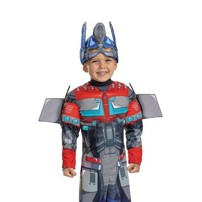 Hasbro Toddler Transformers Optimus Prime Costume Jumpsuit 2T
