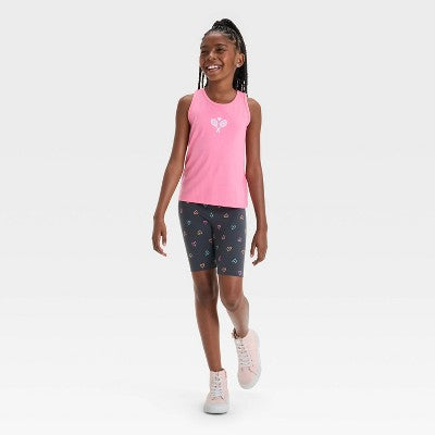 Girls' Tennis Graphic Tank Top - Cat & Jack Medium Pink M