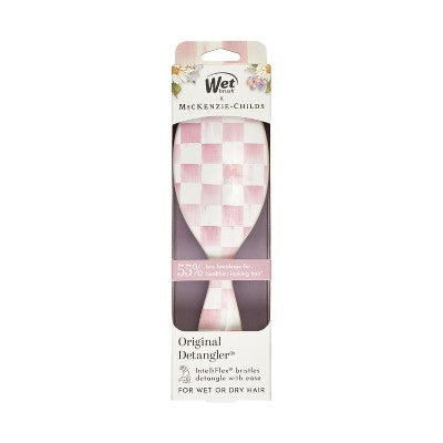 Wet Brush x MacKenzie Childs OG Detangler Hair Brush - Rosy Check