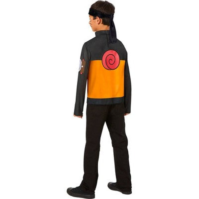 Naruto Kids' Halloween Costume Apparel Top Kit Black S/M