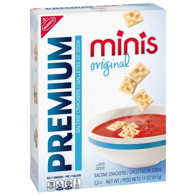 Premium Minis Original Saltine Crackers - 11oz