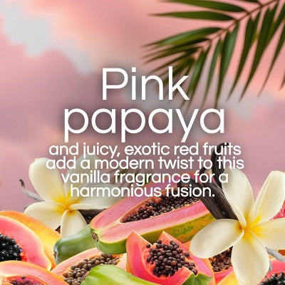 Air Wick Plug-in Scented Oil Air Freshener Refills - Vanilla & Pink Papaya - 4pk