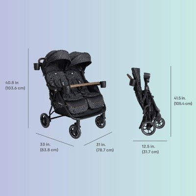 Joie Rosemary Full-Size Double Stroller - Shale (LOCAL PICKUP ONLY)