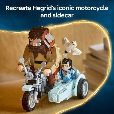 LEGO Harry Potter Hagrid & Harry's Motorcycle Ride Building Toy 76443