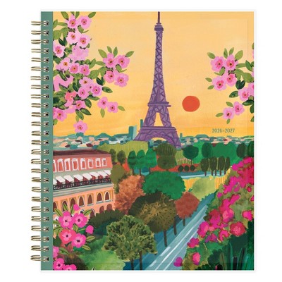 Rhi James for Blue Sky Weekly/Monthly Planner 15 Month Wirebound 7"x9" Clear Multi Cover - Paris