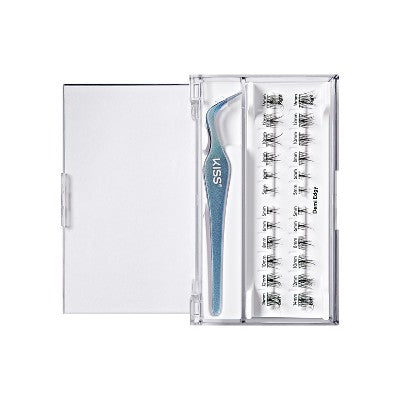 Impress Pre-Glued Lash Clusters Kit - Demi Edgy False Eyelashes - 24ct