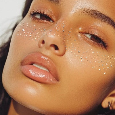Fazit Silver Glitter Freckle Makeup Patches