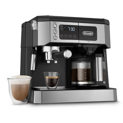 De'Longhi All-In-One Combination Coffee and Espresso Machine COM530M: 10-Cup, 15 Bars, Digital Timer, Black (LOCAL PICKUP ONLY)