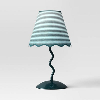 Wave Squiggle Novelty Table Lamp Green - Room Essentials