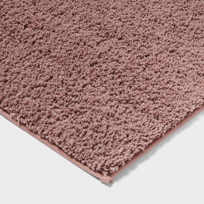 24"x38" Performance Plus Plush Non Skid Bath Rug Mauve - Threshold