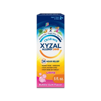 Children's Xyzal 24 HR Allergy Relief Liquid - Bubble Gum - Levocetirizine Dihydrochloride - 5 fl oz