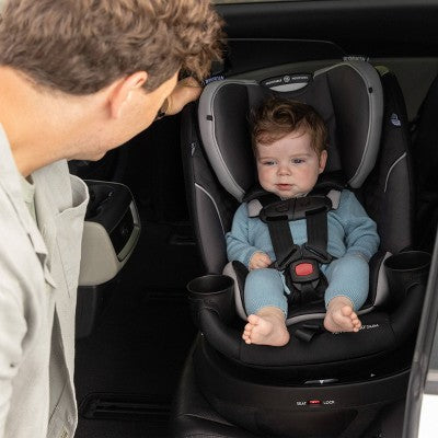 Evenflo Revolve 360 Slim 2-in-1 Rotational Convertible Car Seat - Canton Black (LOCAL PICKUP ONLY)