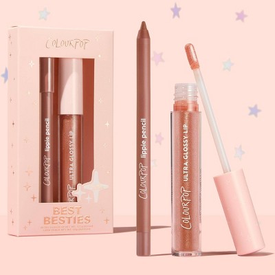 ColourPop Ultra Glossy Lip + Lippie Pencil Kit - Best Besties - 0.145oz