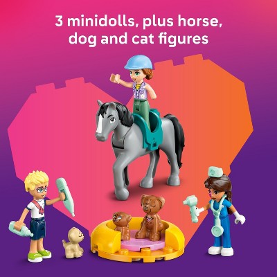 LEGO Friends Horse and Pet Vet Clinic Pretend Play Set 42651