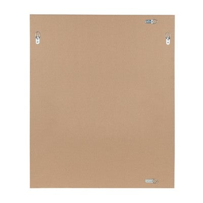 27" x 33" Alysia Framed Wall Mirror White - Kate & Laurel All Things Decor: Polystyrene Beveled Vanity Mirror, No Assembly Required (LOCAL PICKUP ONLY)