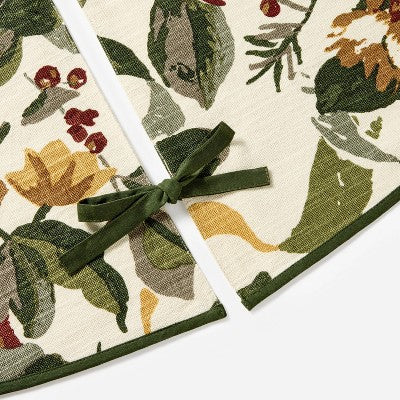 Poinsettia Tree Skirt - Threshold designed with Studio McGee
