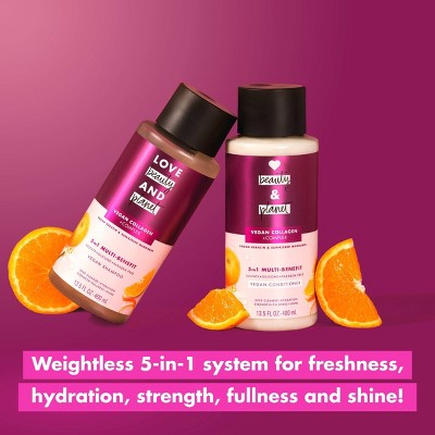 Love Beauty and Planet Vegan Keratin & Sun-Kissed Mandarin Sulfate Free Shampoo - 13.5 fl oz