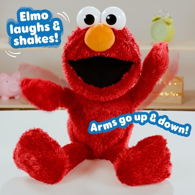 Sesame Street Tickle Me Elmo Giggle Max Interactive Plush Toy
