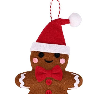 Felt Ornament Gingerbread Man - Bullseye's Playground