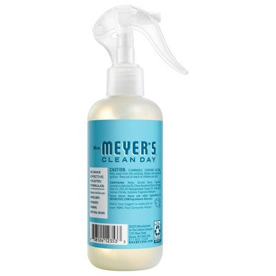 Mrs. Meyer's Clean Day Room Air Freshener Dewdrop Scent - 8 fl oz: Liquid Spray, Non-Powered, Package Quantity 1