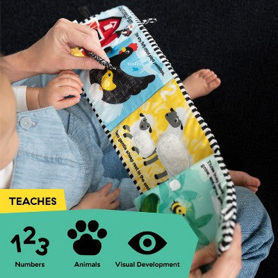 Baby Einstein Farm Explorers Counting at the Farm Soft Activity Book - 0-36m