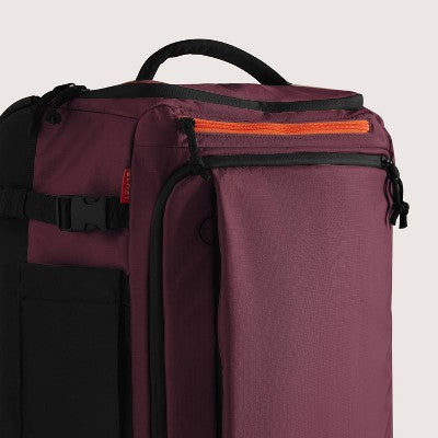Bagsmart Blast 43L Roller Travel Backpack - Red Currant