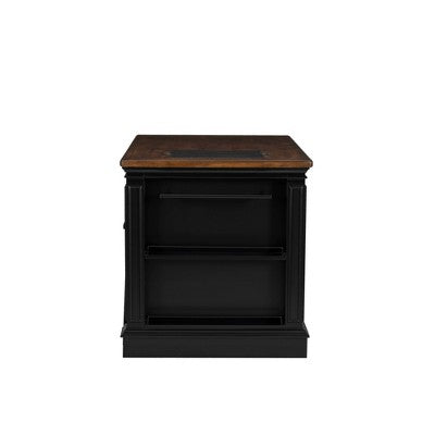 Powell Posie Kitchen Island with 2 Stools Black (LOCAL PICKUP ONLY)