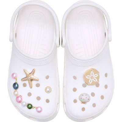 Crocs Adult Jibbitz Shells and Pearls Shoes Accessories - Multicolor 5pk