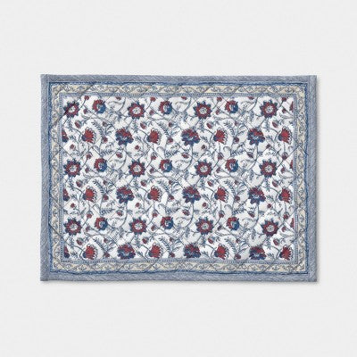 Floral and Chambray Double Sided Placemat - Threshold