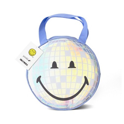 Yoobi SmileyWorld Round Disco Ball Lunch Tote - Blue