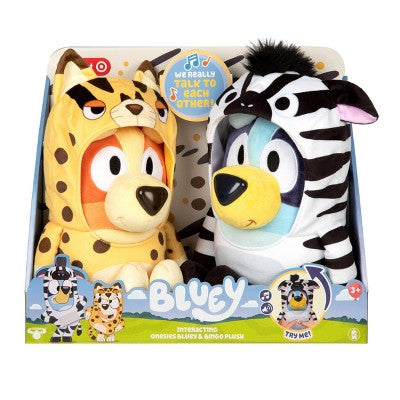 Bluey Siblings Interactive Plush - 2pk: Sound-Effect Fabric Toys